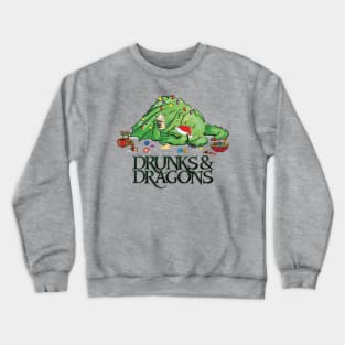 Drunk Dragon - Christmas version Crewneck Sweatshirt